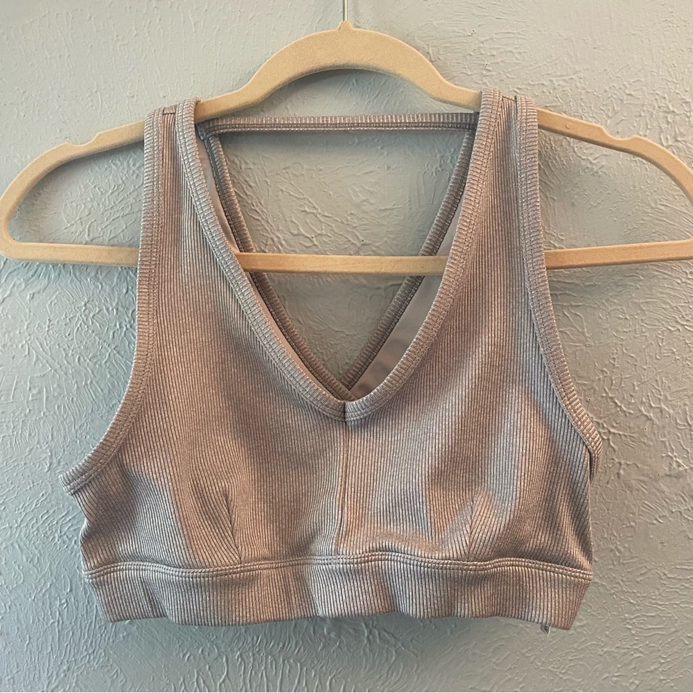 Alo Yoga Ribbed Sports Bra